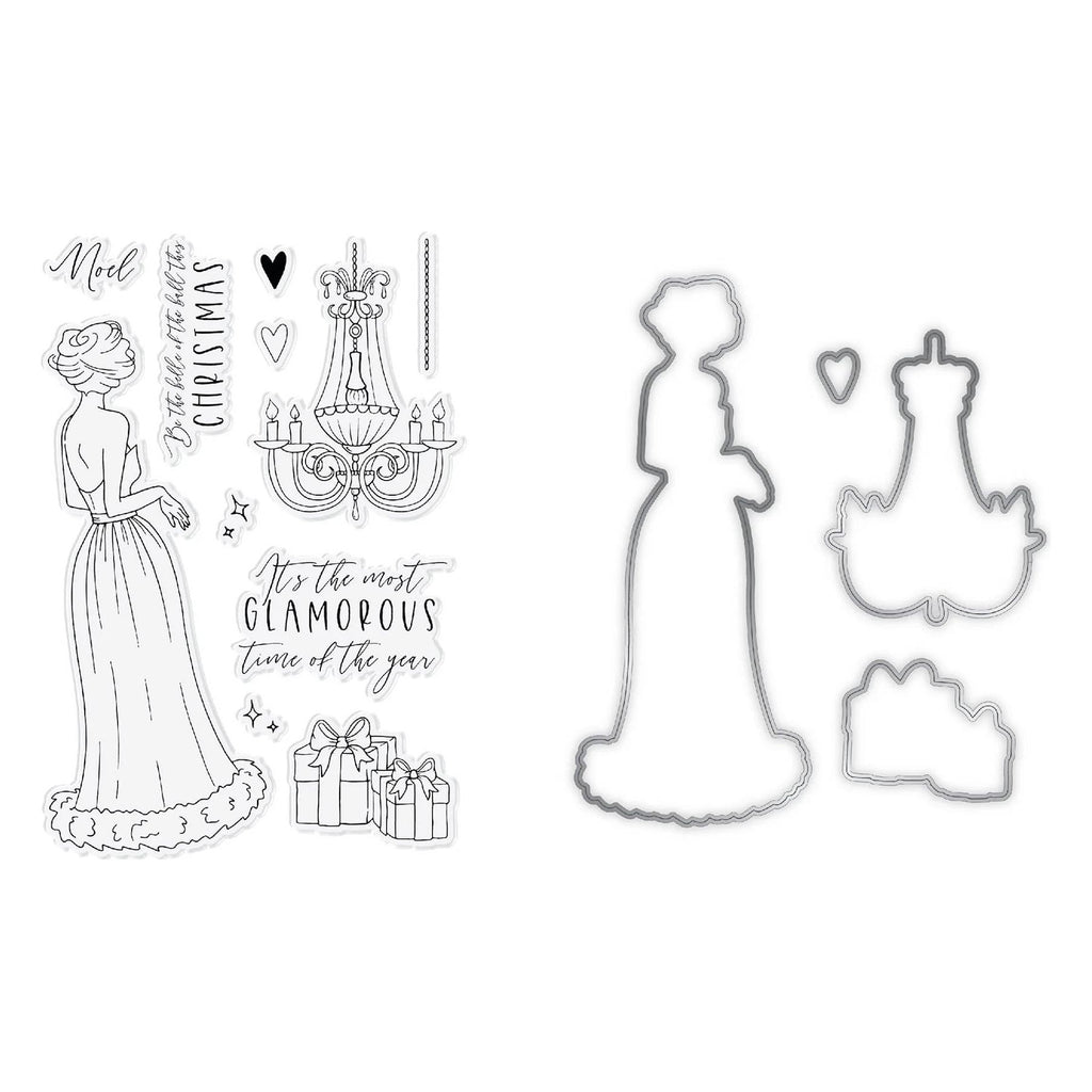 Chloe’s Creative Cards Belle of the Ball Die and Stamp Set c-diest-belle detail