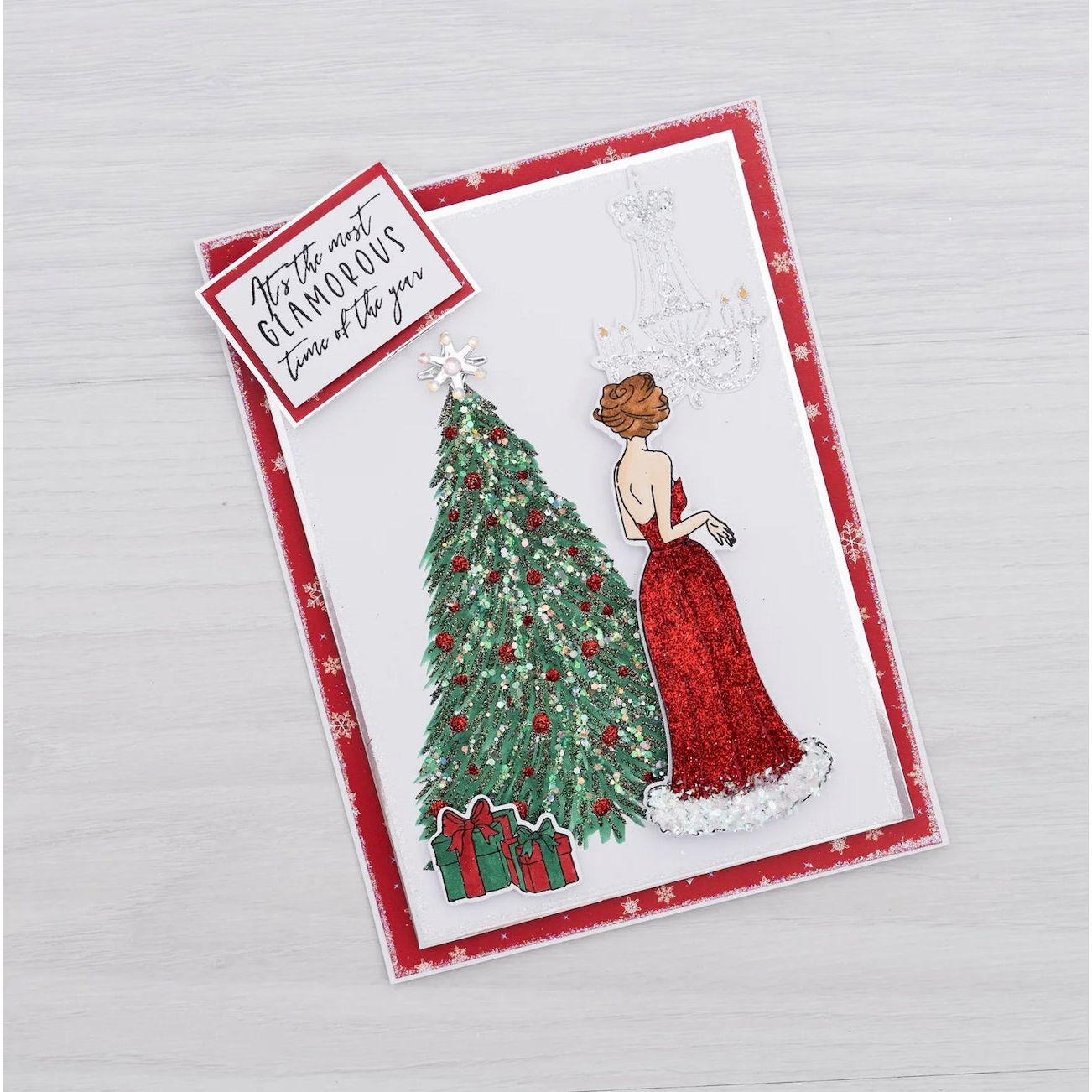 Chloe’s Creative Cards Belle of the Ball Die and Stamp Set c-diest-belle glamorous time