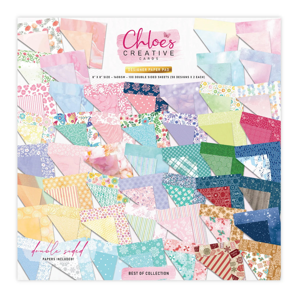 Chloe's Creative Cards Best of Bumper Collection 8x8 Paper c-ppad-best25