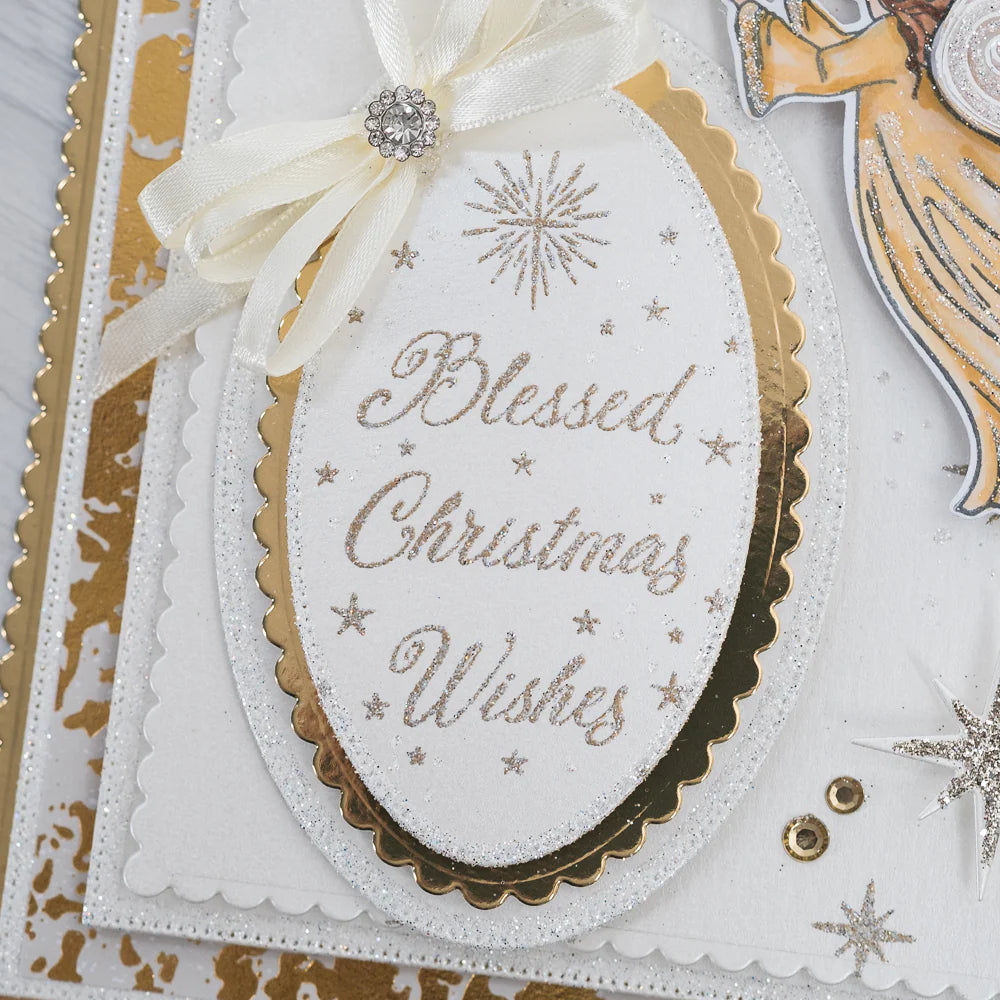 Chloe’s Creative Cards Blessed Christmas Wishes Clear Stamp c-stam-blessed blessed
