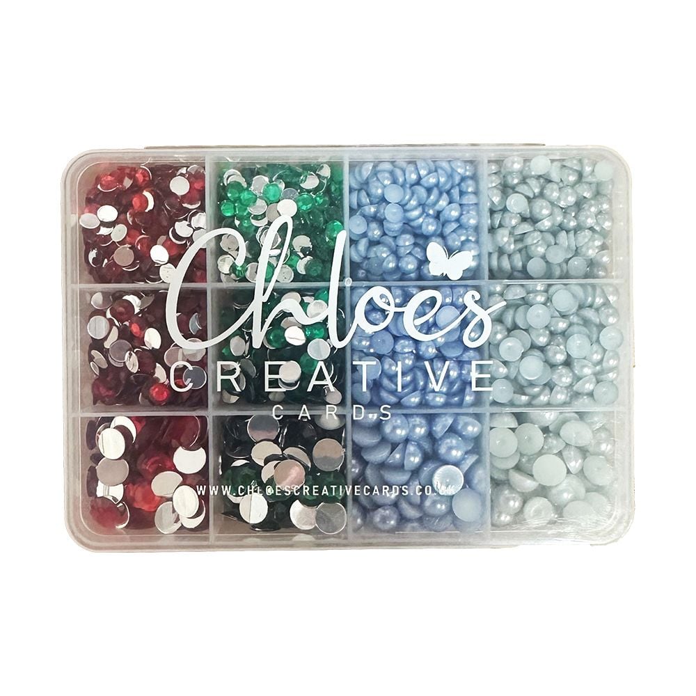 Chloe's Creative Cards Bling Box Elegant Christmas c-blingb-elechr