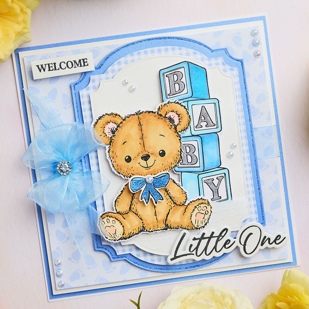 Chloe’s Creative Cards Blocks Die and Stamp Set c-diest-babybk little one