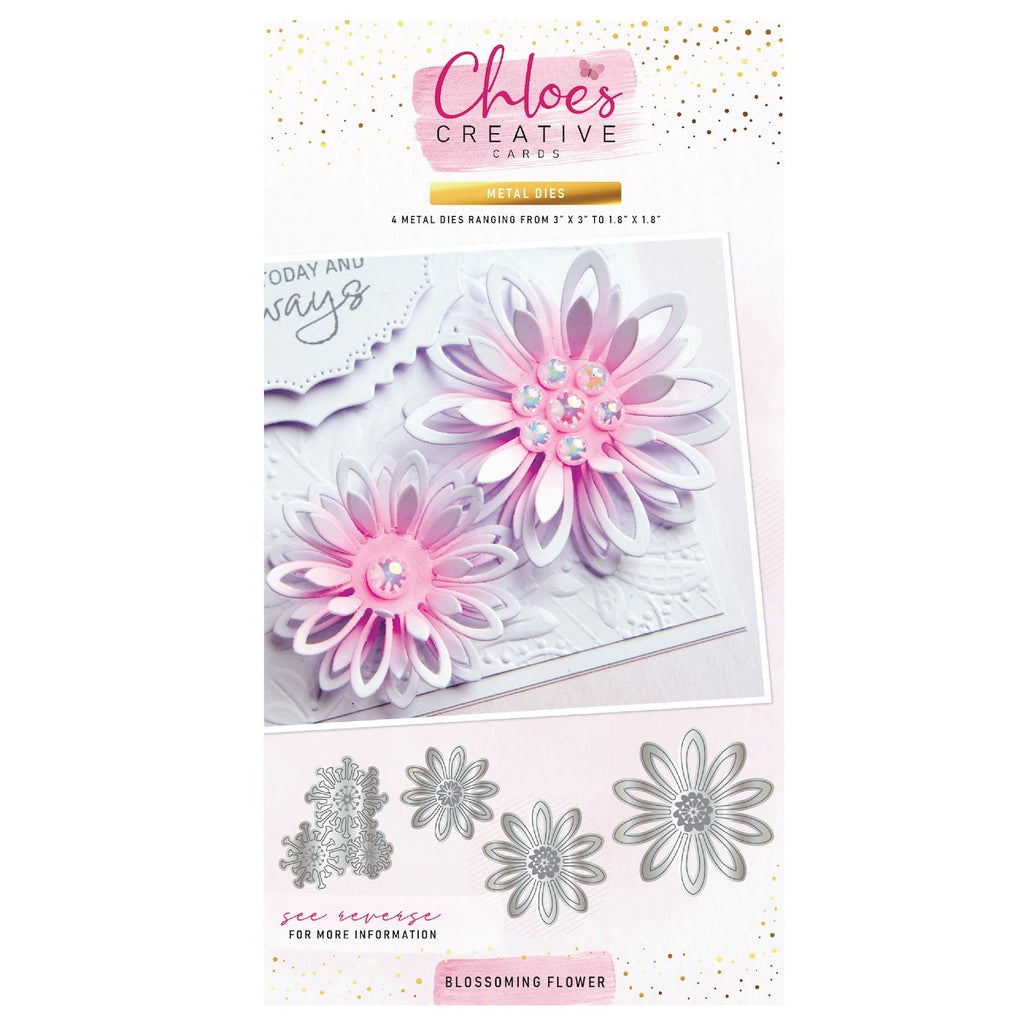 Chloe's Creative Cards Blossoming Flower Dies c-mdie-blofl