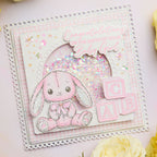 Chloe’s Creative Cards Bunny Die and Stamp Set c-diest-babyb baby girl