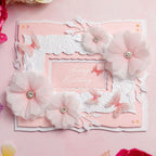 Chloe's Creative Cards Butterfly Embellishments Dies c-mdie-bemb pin sparkle flowers pink butterflies birthday card