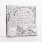 Chloe's Creative Cards Celebrate Circle Clear Stamp c-stamp-celecir champagne