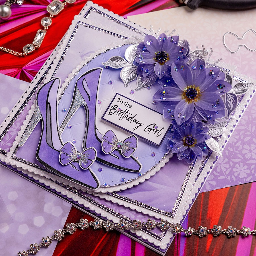 Chloe's Creative Cards Chic Shoes Die and Stamp Set c-diest-chicsh birthday