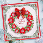 Chloe's Creative Cards Christmas Build a Bouquet Stamp and Die Bundle wreath