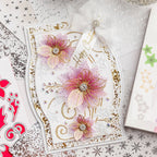 Chloe's Creative Cards Christmas Rose 3D Embossing Folder, Die and Stamp Set c-3dembdiest-cr christmas