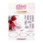 Chloe's Creative Cards Christmas Tiny Tag and Sentiments Die and Stamp Set c-diest-ctt
