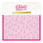 Chloe's Creative Cards Christmas Tree 2D 8x8 Embossing Folder c-8emb-christ