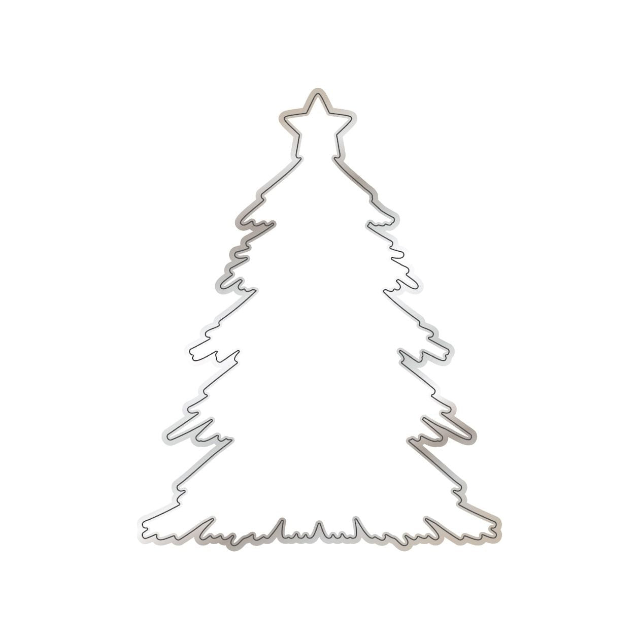 Chloe's Creative Cards Christmas Tree 3D Embossing Folder and Die Set c-3dembdie-ctre die