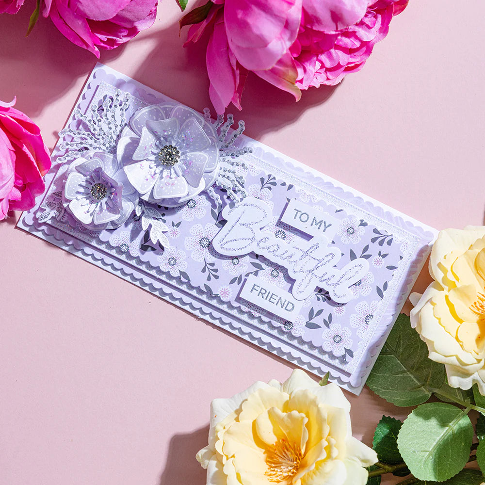 Chloe’s Creative Cards DL Scalloped and Pierced Rectangle Dies scalpdl beautiful