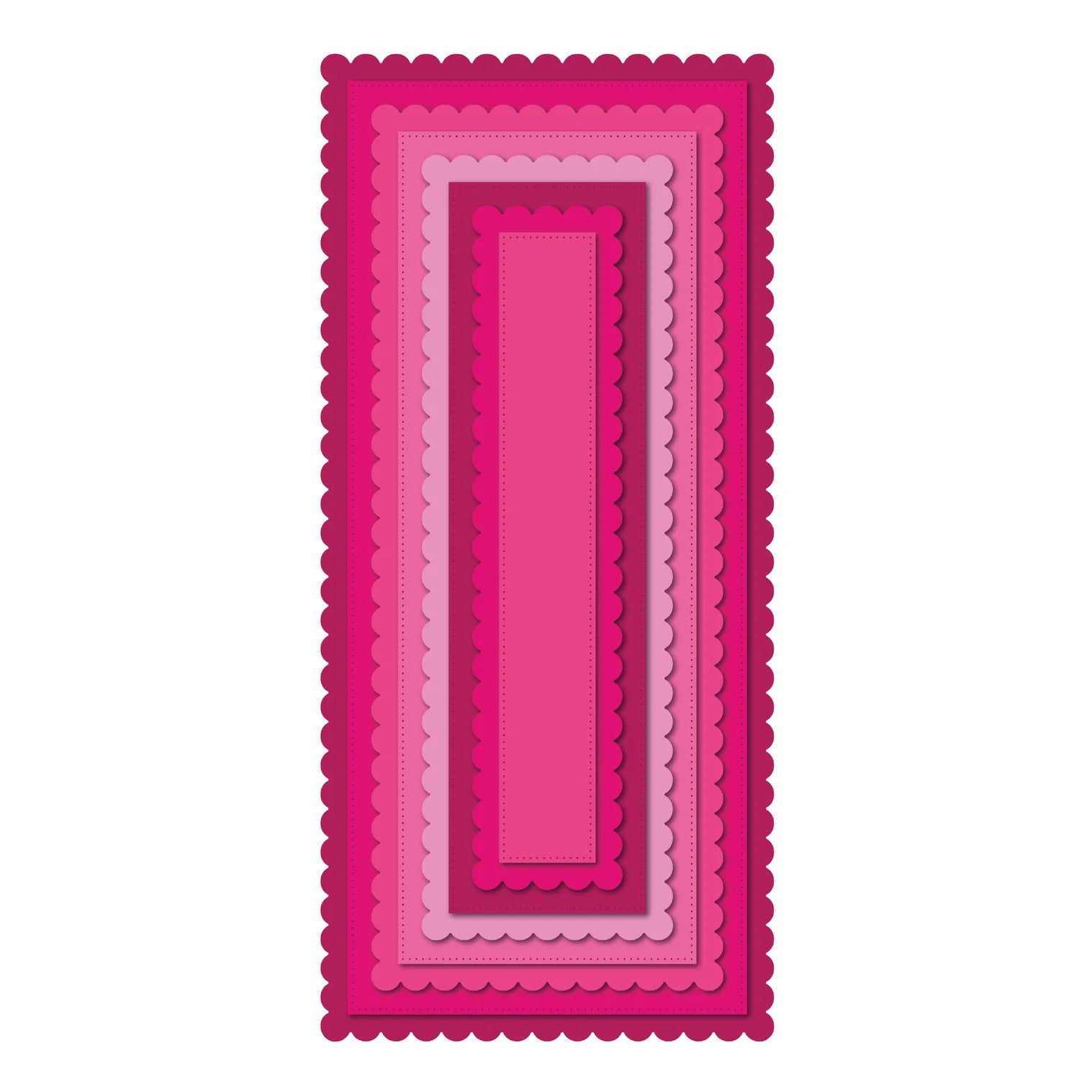 Chloe’s Creative Cards DL Scalloped and Pierced Rectangle Dies scalpdl view