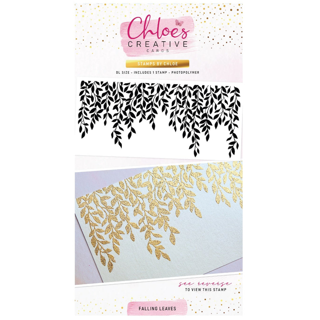 Chloe's Creative Cards Falling Leaves Clear Stamp c-stam-falll
