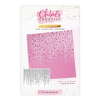 Chloe's Creative Cards Falling Sparkles Clear Stamp c-stam-falls