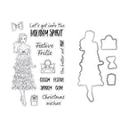 Chloe’s Creative Cards Festive Frills Die and Stamp Set c-diest-ffrills detail