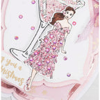 Chloe’s Creative Cards Festive Frills Die and Stamp Set c-diest-ffrills pink