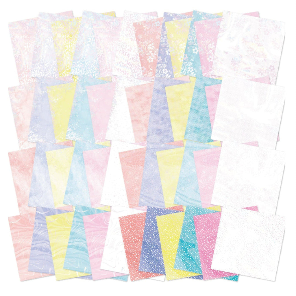 Chloe's Creative Cards Floral Lace 8x8 Foiled Paper Pad c-fpad-florl multi paper