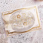 Chloe's Creative Cards Floral Merry Christmas Dies c-mdie-flormc sparkle