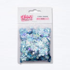 Chloe’s Creative Cards Floral Sequins Blues c-florseq-blue