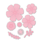 Chloe’s Creative Cards Flower Bouquet Folder, Stamp, Die and Vellum Bundle stamp