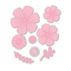 Chloe’s Creative Cards Flower Bouquet Folder, Stamp and Die Set c-3dembdiest-flowbou die cuts