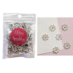 Chloe’s Creative Cards Flower Sparklers Silver c-sparke-sflo