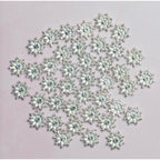 Chloe’s Creative Cards Flower Sparklers Silver c-sparke-sflo rhinestone detail