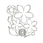 Chloe’s Creative Cards Flower Swirl Folder, Stamp and Die Set c-3dembdiest-floswi dies