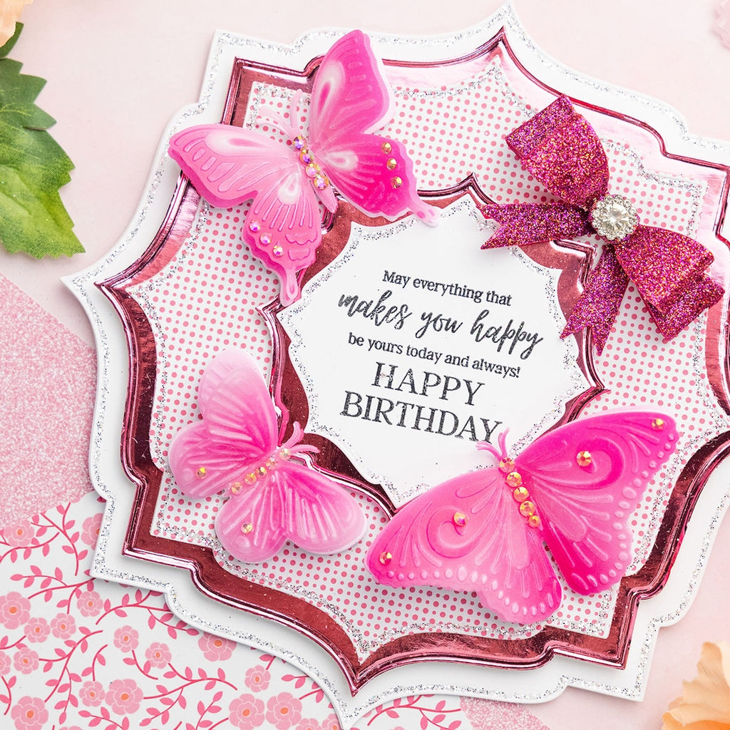 Chloe's Creative Cards Gilded Squares 2 Dies c-mdie-8gs2 birthday