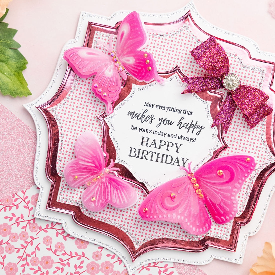 Chloe's Creative Cards Gilded Squares 2 Dies c-mdie-8gs2 birthday