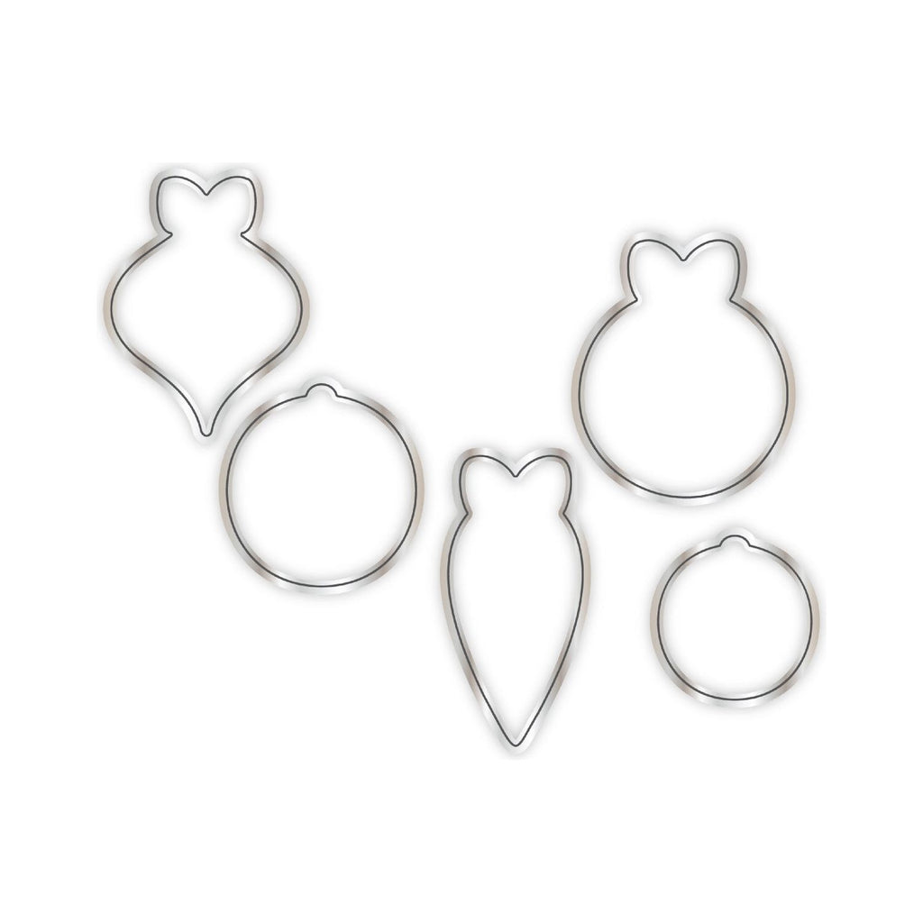 Chloe's Creative Cards Hanging Baubles 3D Embossing Folder and Die Set c-3dembdie-hbau dies