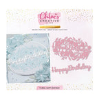 Chloe's Creative Cards Happy Birthday Dies c-mdie-florhapb
