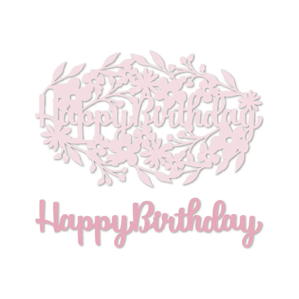 Chloe's Creative Cards Happy Birthday Dies c-mdie-florhapb happy birthday