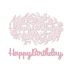 Chloe's Creative Cards Happy Birthday Dies c-mdie-florhapb happy birthday