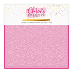 Chloe's Creative Cards Lace Background Embossing Folder c-8emb-laceb