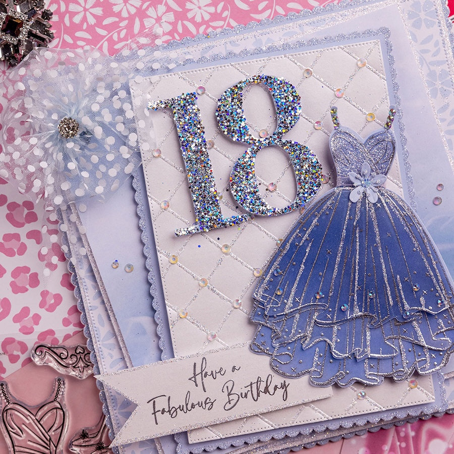 Chloe's Creative Cards Large Number Dies c-mdie-lnum dress