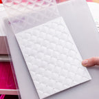Chloe's Creative Cards Lattice Background 3D Embossing Folder c-3demb-3dlatt detail