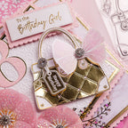 Chloe's Creative Cards Lattice Background 3D Embossing Folder c-3demb-3dlatt purse