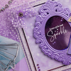 Chloe's Creative Cards Ornate Frame 3D Embossing Folder and Dies c-3dembdie-ornatef sparkle