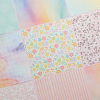 Chloe’s Creative Cards Pastel Rainbow Delight 8x8 Paper Pad c-ppad-rainbowd pages2