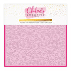 Chloe’s Creative Cards Peony Background 2D Embossing Folder c-8emb-ppeo