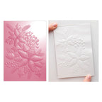 Chloe’s Creative Cards Poinsettia 3D Embossing Folder, Die and Stamp Set c-3dembdiest-poin folder