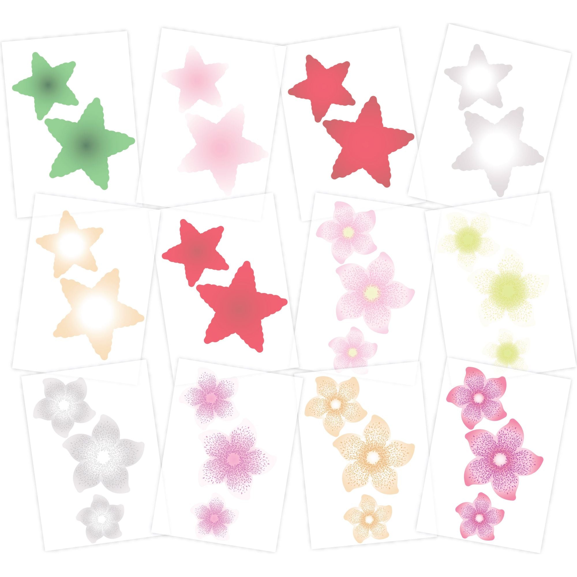 Chloe’s Creative Cards Poinsettia Folder, Die, Stamp and Vellum Bundle vellum