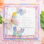 Chloe’s Creative Cards Printed Delightful Butterfly Ombre Vellum c-vpad-5x7dbut birthday