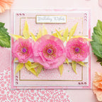 Chloe’s Creative Cards Printed Pretty Peonies Ombre Vellum c-vpad-5x7peo birthday wishes