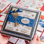 Chloe’s Creative Cards Santa’s Workshop 8x8 Paper Pad c-ppad-santasw santa's key