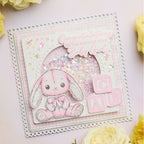 Chloe’s Creative Cards Sentiment Baby Girl Die and Stamp Set c-diest-sengir bunny