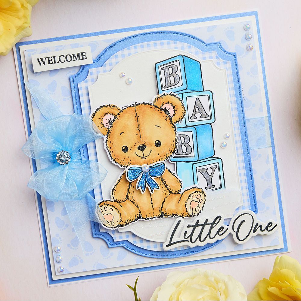 Chloe’s Creative Cards Sentiment Builder Baby Die and Stamp Set c-diest-sentbbaby little one
